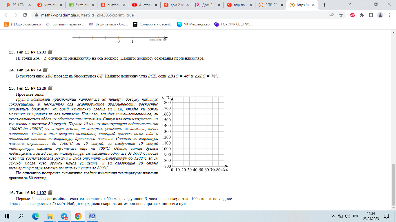 Годовая контрольная работа по математике 7 класс