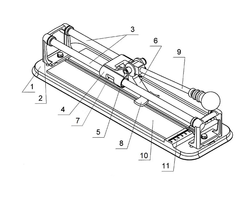 Конструкция ручного. Плиткорез чертеж. Из чего состоит плиткорез ручной. Схема ручного плиткореза. Плиткорез самодельный чертежи.