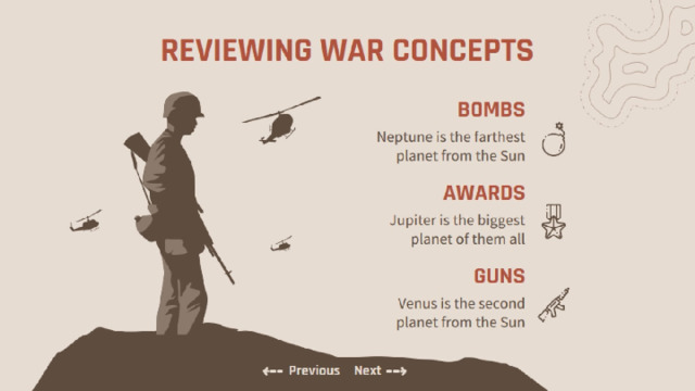 REVIEWING WAR CONCEPTS 