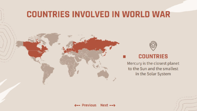 COUNTRIES INVOLVED IN WORLD WAR 