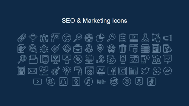 SEO & Marketing Icons 