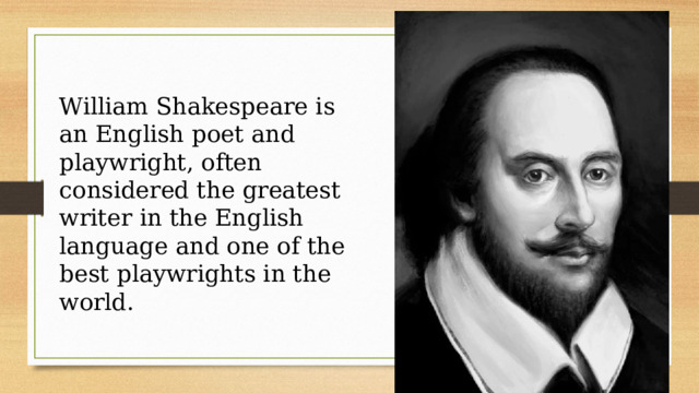 Презентация "William Shakespeare"