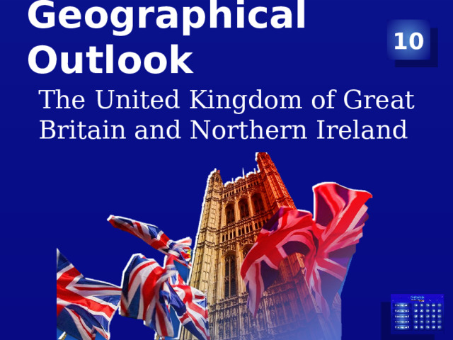 10 Geographical Outlook   The United Kingdom of Great Britain and Northern Ireland 