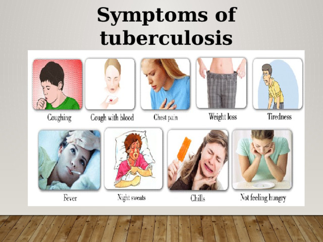 Symptoms of tuberculosis 