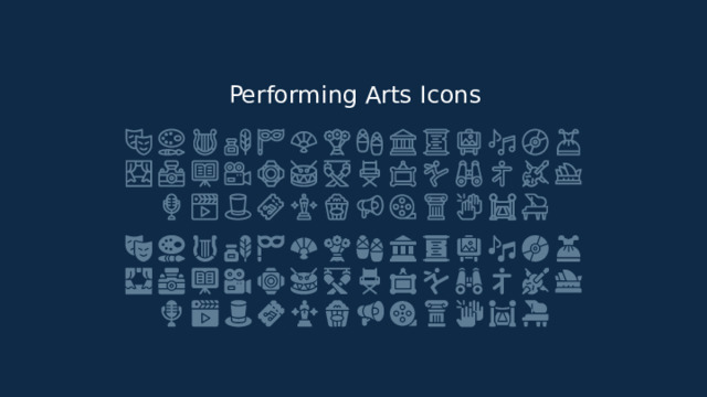 Performing Arts Icons 
