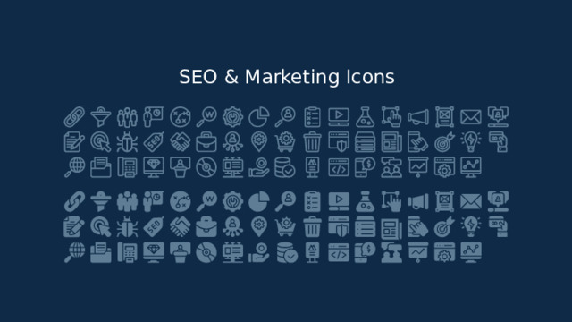 SEO & Marketing Icons 