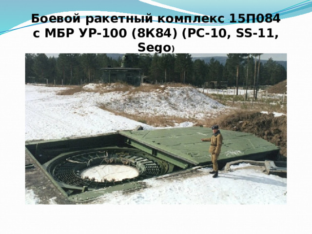 Боевой ракетный комплекс 15П084  с МБР УР-100 (8К84) (РС-10, SS-11, Sego ) 
