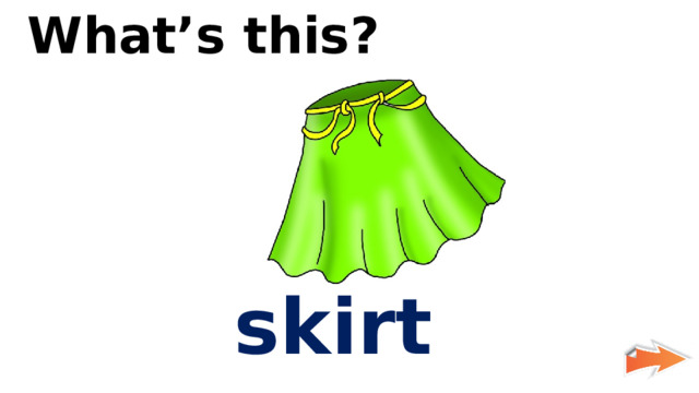 What’s this? skirt 