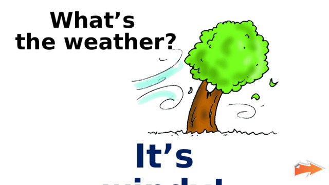 What’s the weather? It’s windy! 