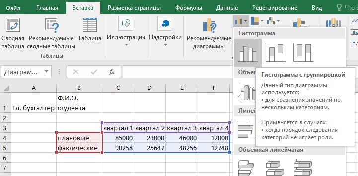 Формулы функции и диаграммы в процессоре microsoft office excel 2007