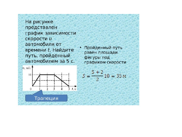 График зависимости проекций