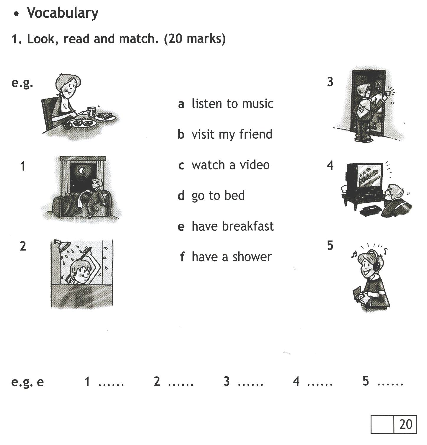 Тест английский спотлайт 3 класс
