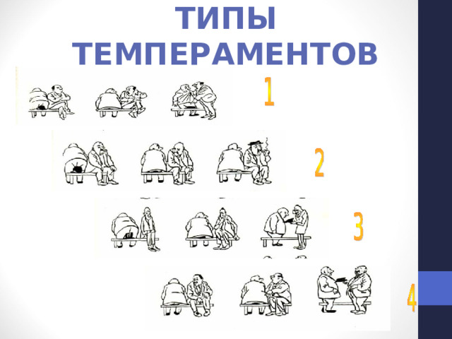 ТИПЫ ТЕМПЕРАМЕНТОВ 