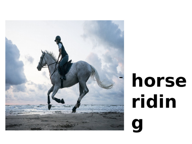 horse riding - 