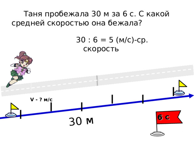 Решение задач на нахождение средней скорости