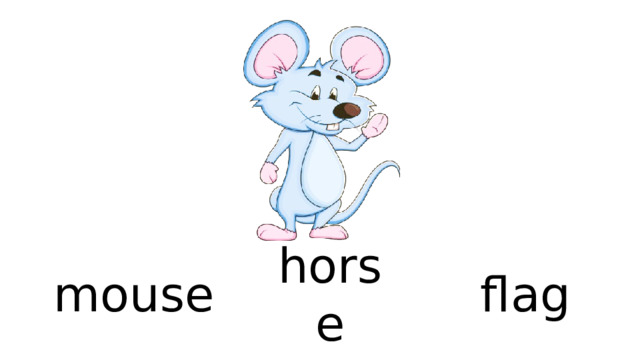 flag mouse horse 