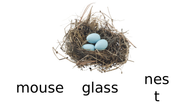 nest mouse glass 
