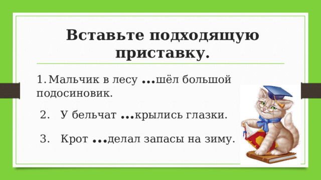 Подходящие приставки