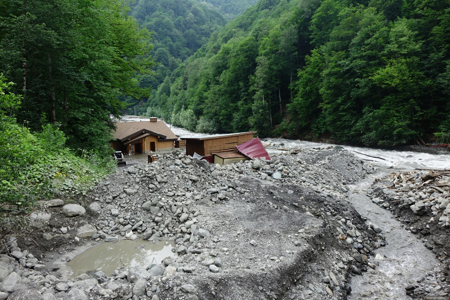 Сель грязекаменный поток