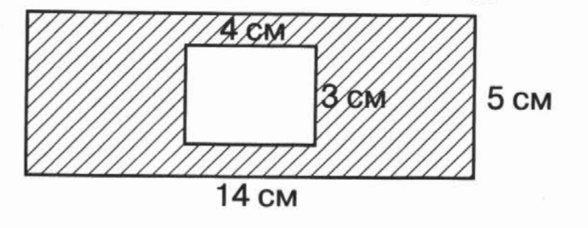 Площадь заштрихованной фигуры прямоугольник