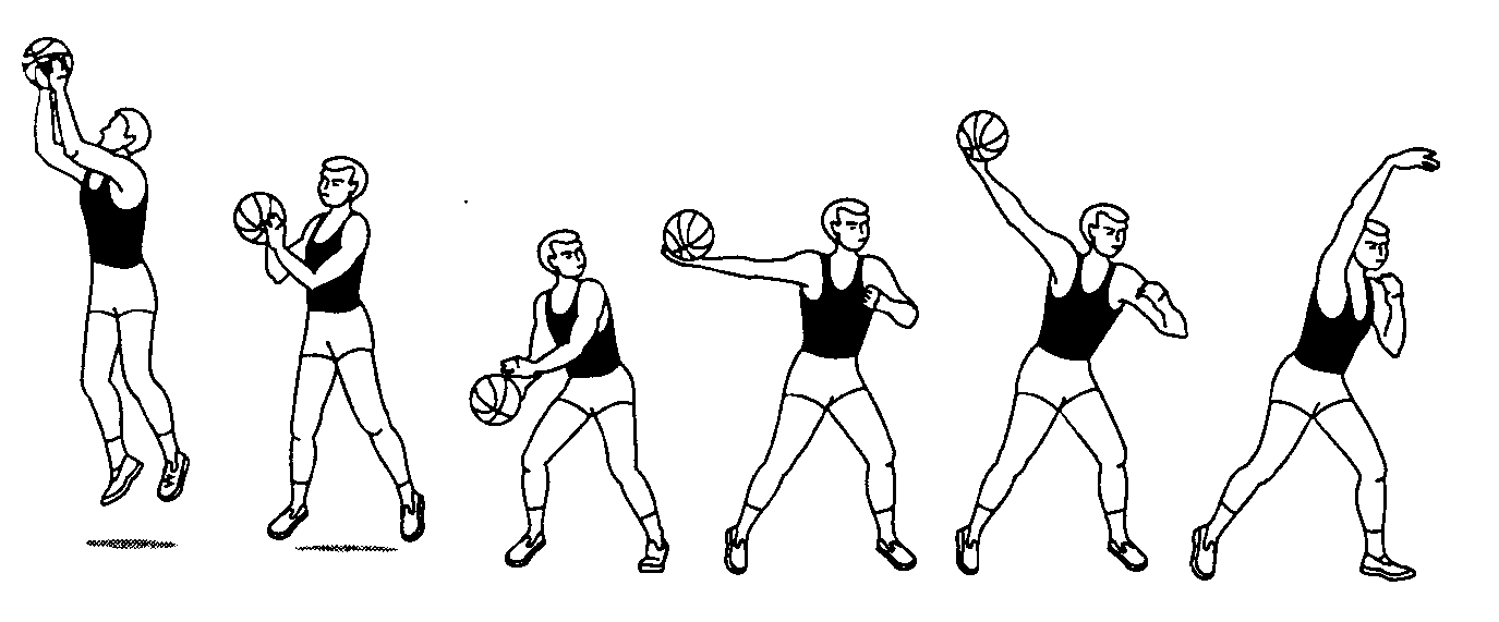 Передача мяча одной рукой снизу