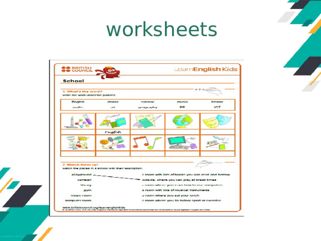 worksheets 