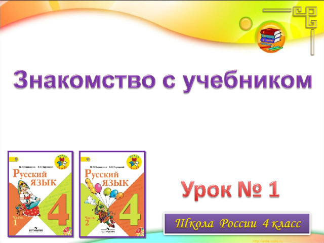 План урока 4 класс русский язык