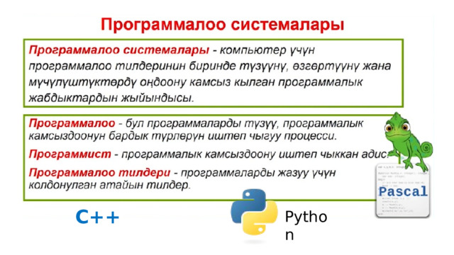 С++ Python 