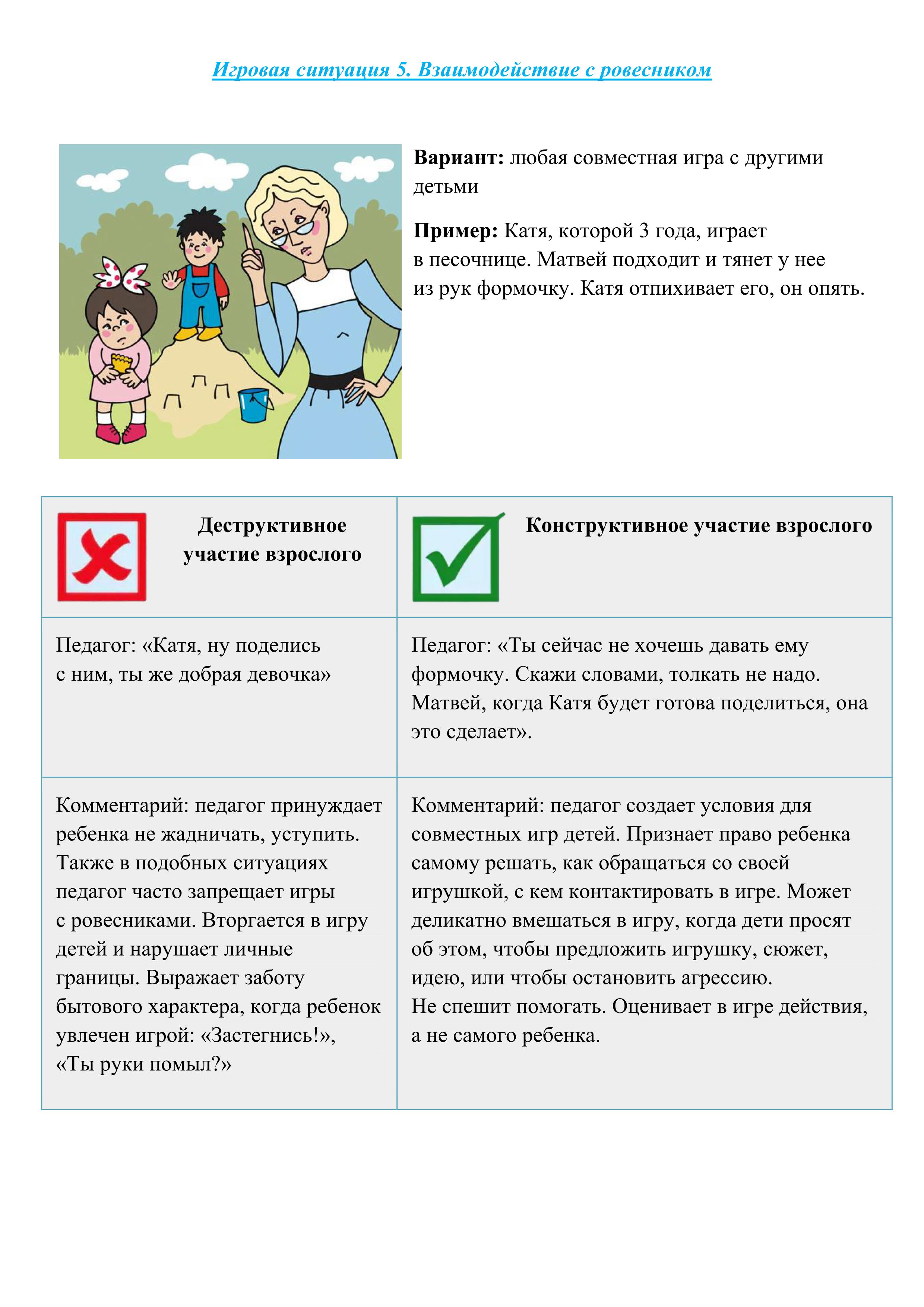 Дискуссионный клуб «Кто на самом деле не умеет играть: дети или педагог.  Шесть игровых ситуаций»