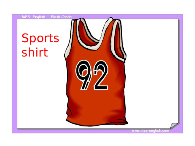 Sports shirt 