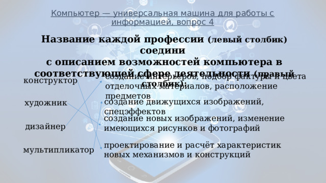 Компьютер универсальная машина для работы с информацией презентация