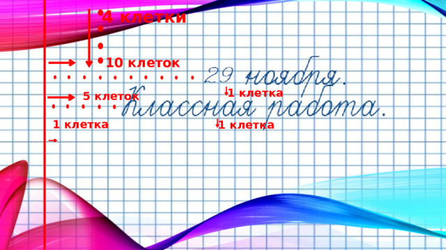 4 клетки 10 клеток 1 клетка 5 клеток 1 клетка 1 клетка 5 