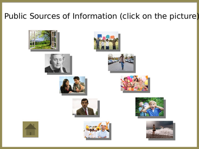 Public Sources of Information (click on the picture) 