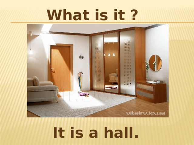 What is it ? It is a hall. 