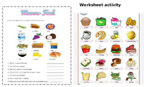 Worksheet activity  