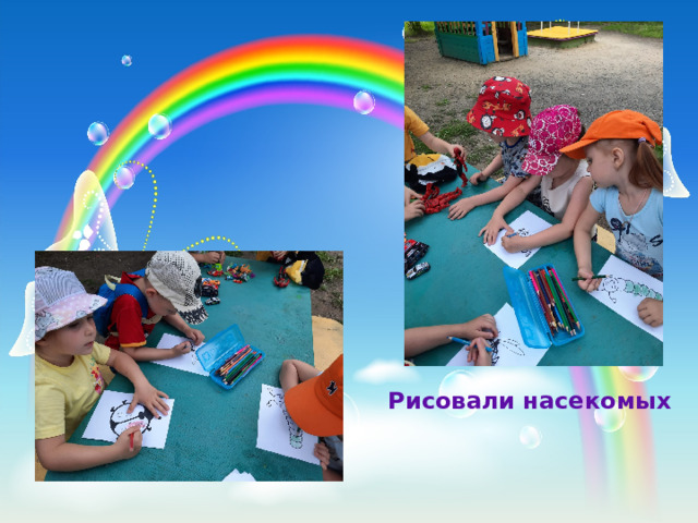 Рисовали насекомых 