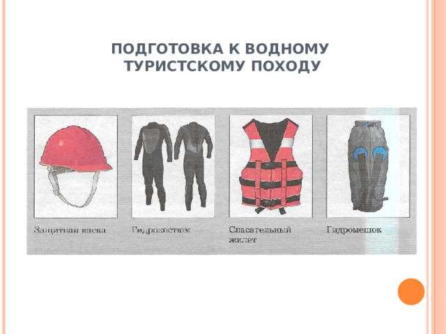 Поход обж 8 класс