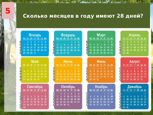 Основы календаря сутки месяц год 7 класс презентация