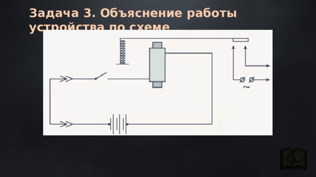 Задача 3. Объяснение работы устройства по схеме 