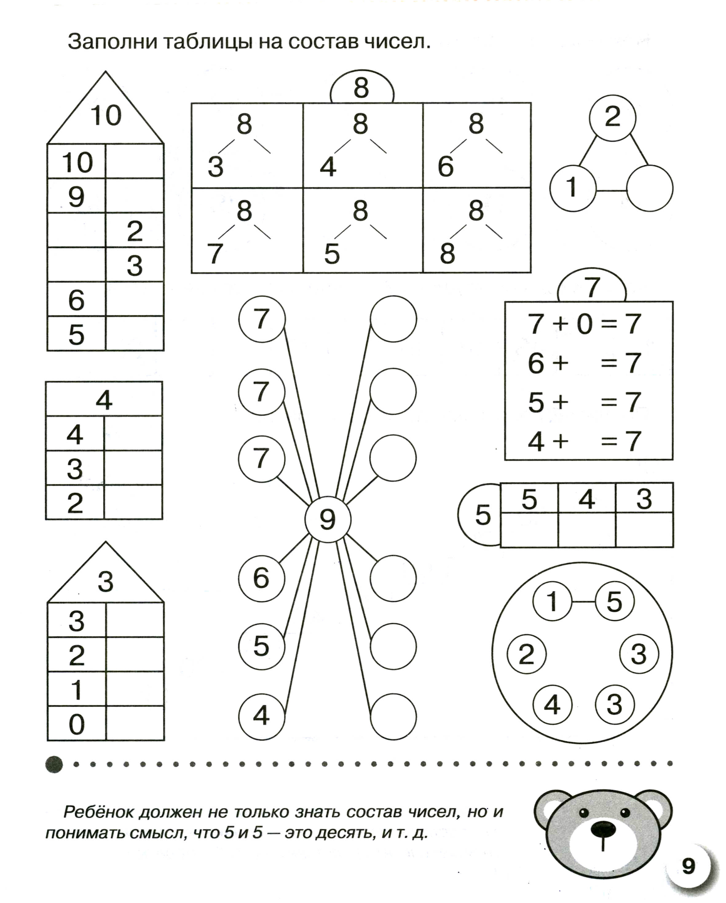 Тесты 6 7 лет распечатать. Задания по математике для дошкольников 6-7 лет состав числа. Подготовка к школе задания для дошкольников состав числа. Математические задания на состав числа для дошкольников 6-7 лет. Задания для дошкольников подготовка к школе состав числа 9 математика.