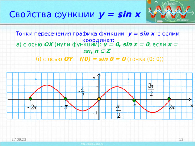 График y sin x y sinx 1