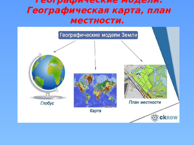 Чем географическая карта отличается от плана