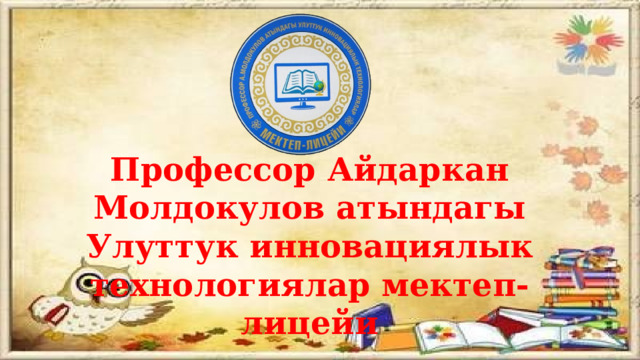 Профессор Айдаркан Молдокулов атындагы Улуттук инновациялык технологиялар мектеп-лицейи 