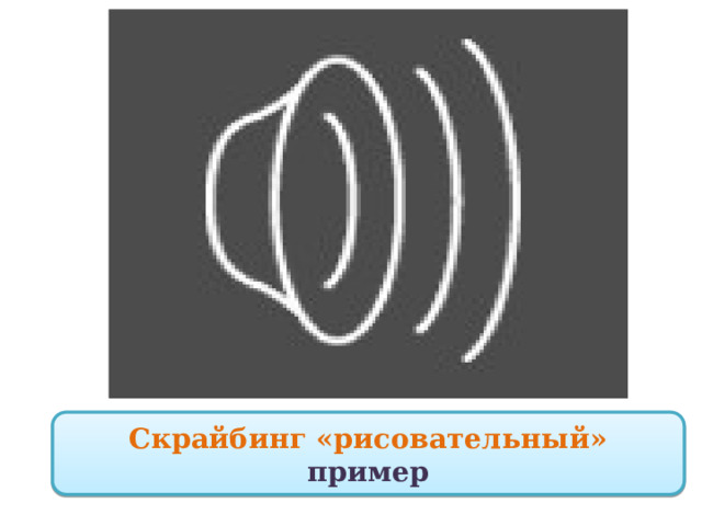 Скрайбинг «рисовательный» пример 