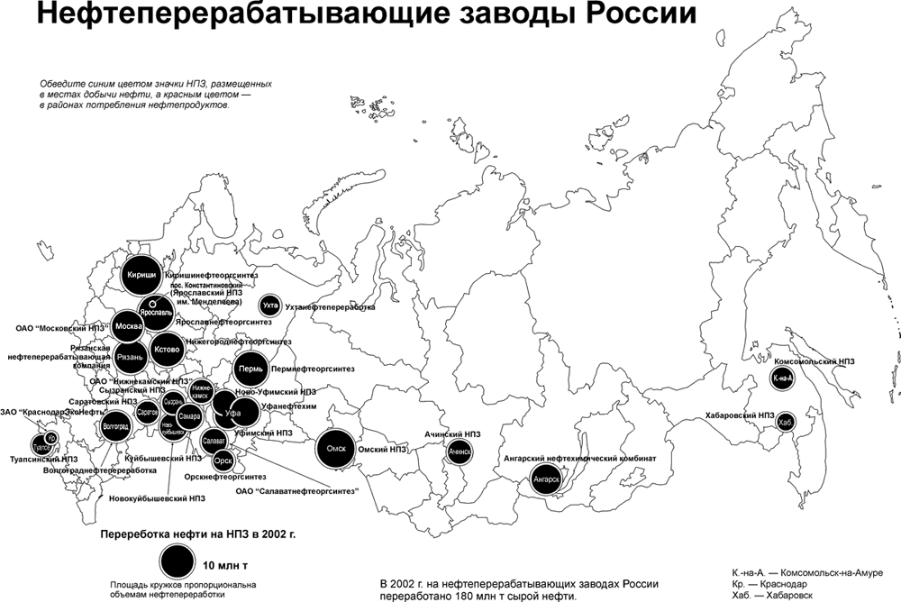 3 нпз расположенные в районе добычи нефти