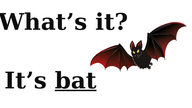 What’s it? It’s bat 