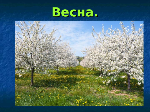 Весна. 