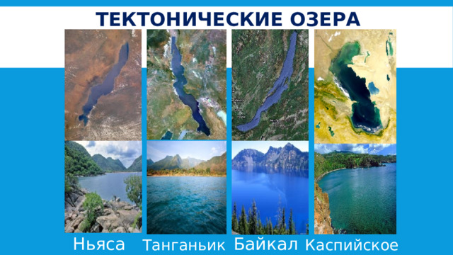 Тектонические озера Ньяса Байкал Танганьика Каспийское 