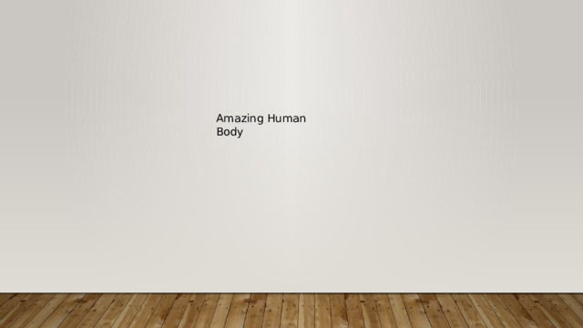 Paltes Amazing Human Body 