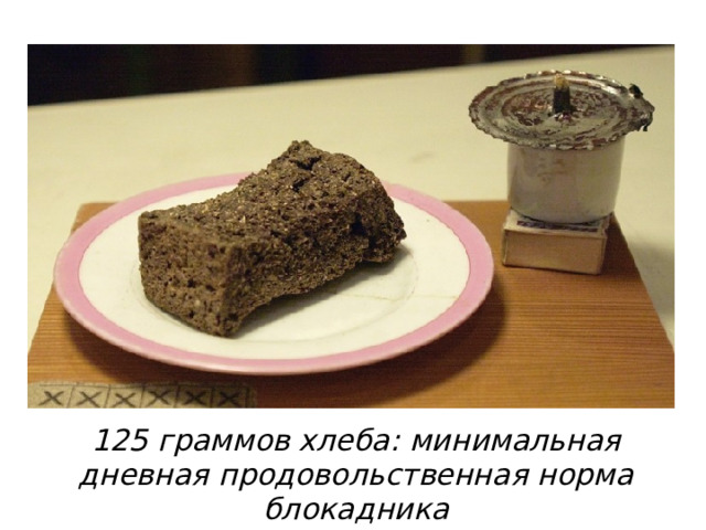 125 граммов хлеба: минимальная дневная продовольственная норма блокадника 